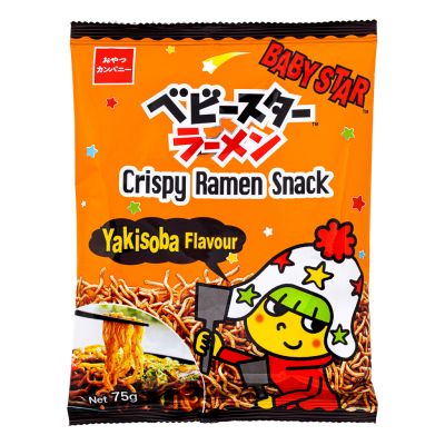 Baby Star Crispy Ramen Snack &lpar;Yakisoba Flavour&rpar; ベビースターラーメン