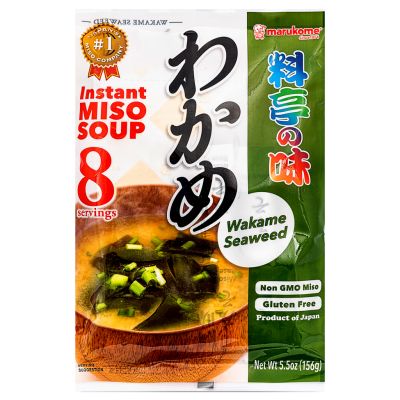 Marukome Instant Miso Soup &lpar;Wakame Seaweed&rpar; わかめ