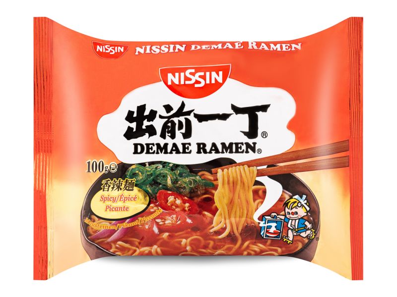 Click Here To Enlarge This Photo Of Nissin Spicy Flavour Noodles 出前一丁 香辣麵