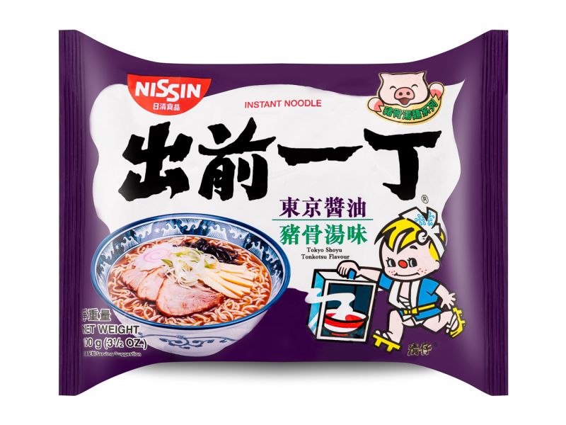 Click Here To Enlarge This Photo Of Nissin Shoyu Tonkotsu Flavour Noodles 出前一丁 東京醬油豬骨湯味麵