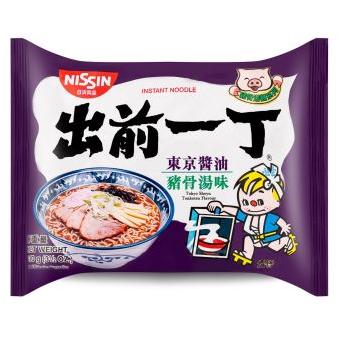 Nissin Shoyu Tonkotsu Flavour Noodles 出前一丁 東京醬油豬骨湯味麵