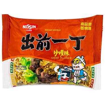 Nissin Satay Flavour Noodles 出前一丁 沙爹味湯麵