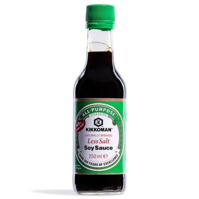 Kikkoman Naturally Brewed Less Salt Soy Sauce
