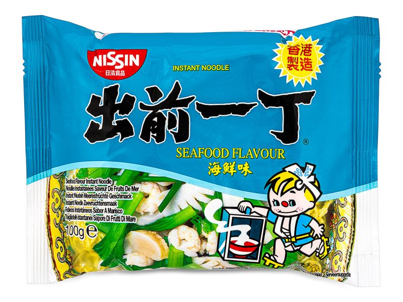 Click Here To Enlarge This Photo Of Nissin Seafood Flavour Noodles 出前一丁 海鮮味湯麵