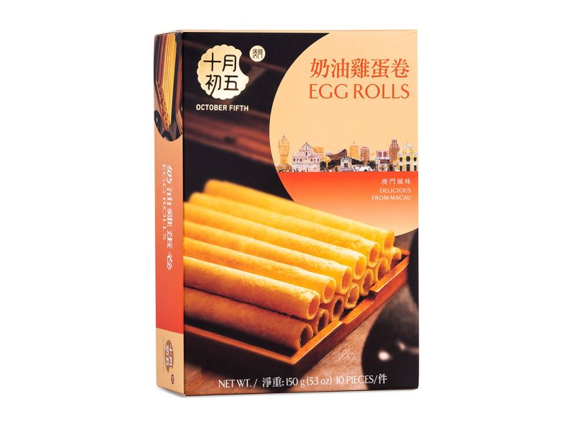 Click Here To Enlarge This Photo Of October Fifth Bakery Egg Rolls 澳門十月初五餅家 奶油雞蛋捲
