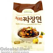 Pulmuone Noodles with Fire Roasted Black Bean Sauce Jjajangmyun 풀무원 직화짜장면