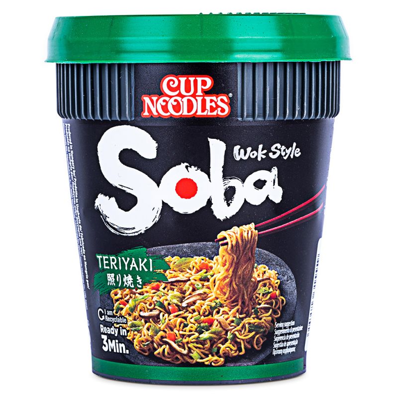 Click Here To Enlarge This Photo Of Nissin Soba Cup Noodles &lpar;Teriyaki&rpar;