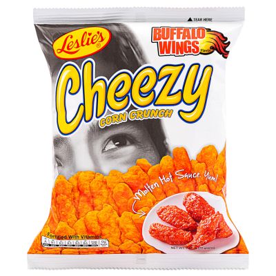 Leslie's Cheezy Corn Crunch &lpar;Buffalo Wings&rpar;