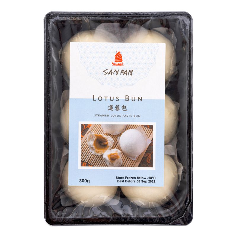 Click Here To Enlarge This Photo Of Sam Pan Lotus Buns 舢舨 蓮蓉包