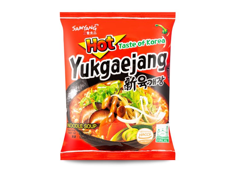 Click Here To Enlarge This Photo Of Samyang Hot Yukgaejang Mushroom Flavour Ramyun 육개장