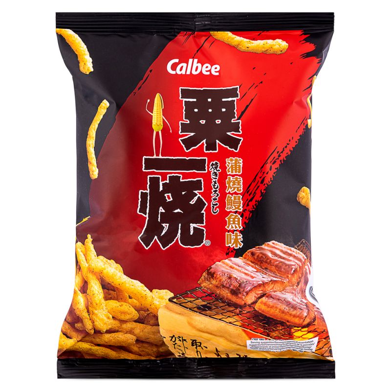 Click Here To Enlarge This Photo Of Calbee Grill-A-Corn &lpar;Eel Kabayaki Flavour&rpar; 卡樂B 粟一燒 &lpar;蒲燒鰻魚味&rpar;