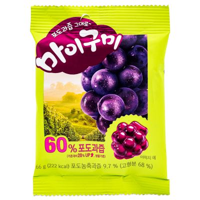 Orion Chewy My Gummy Sweets &lpar;Grape Flavour&rpar; 마이구미
