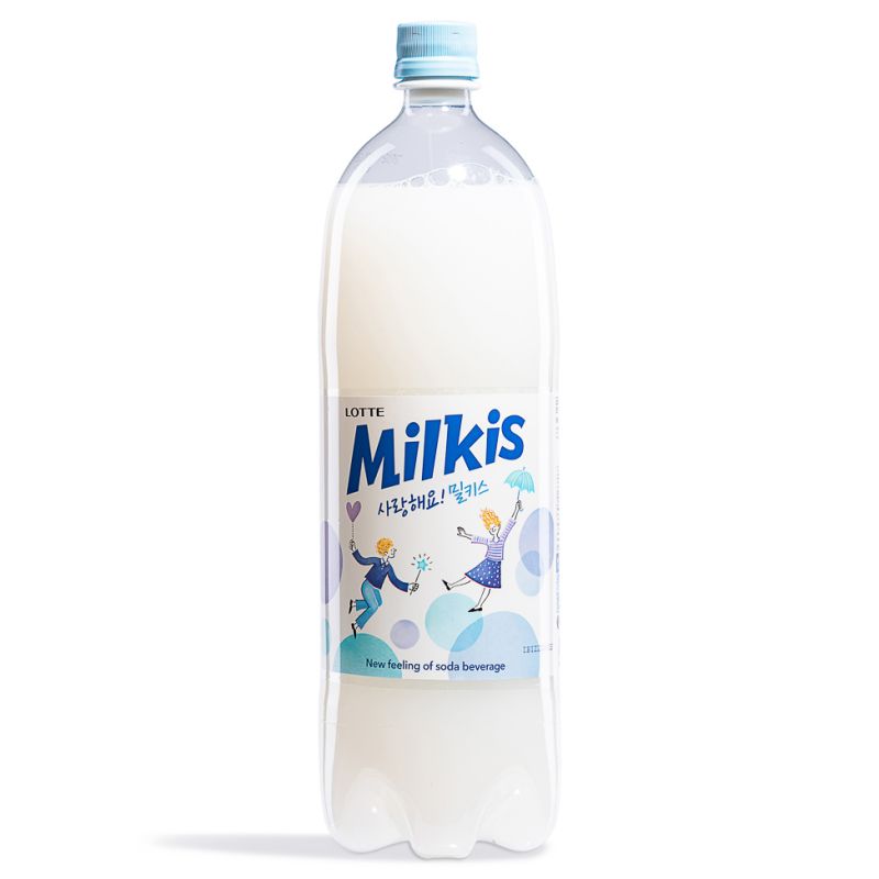 Click Here To Enlarge This Photo Of Lotte Milkis 밀키스 1.5L