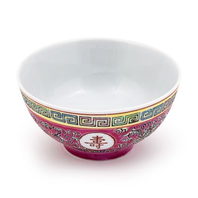 4&period;5' Red Pattern Rice Bowl