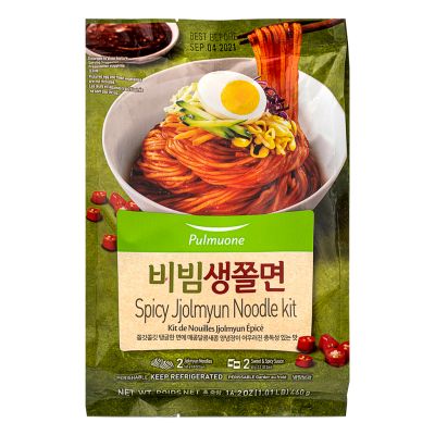 Pulmuone Spicy Jjolmhyun Noodle Kit 비빔 생쫄면