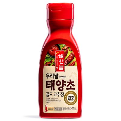 Haechandle Red Hot Pepper Paste Gochujang &lpar;Tube&rpar; 태양초 골드 고추장
