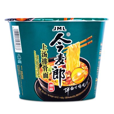 JML Artificial Stew Pork Flavour Instant Bowl Noodles 今麦郎 上湯排骨碗麵