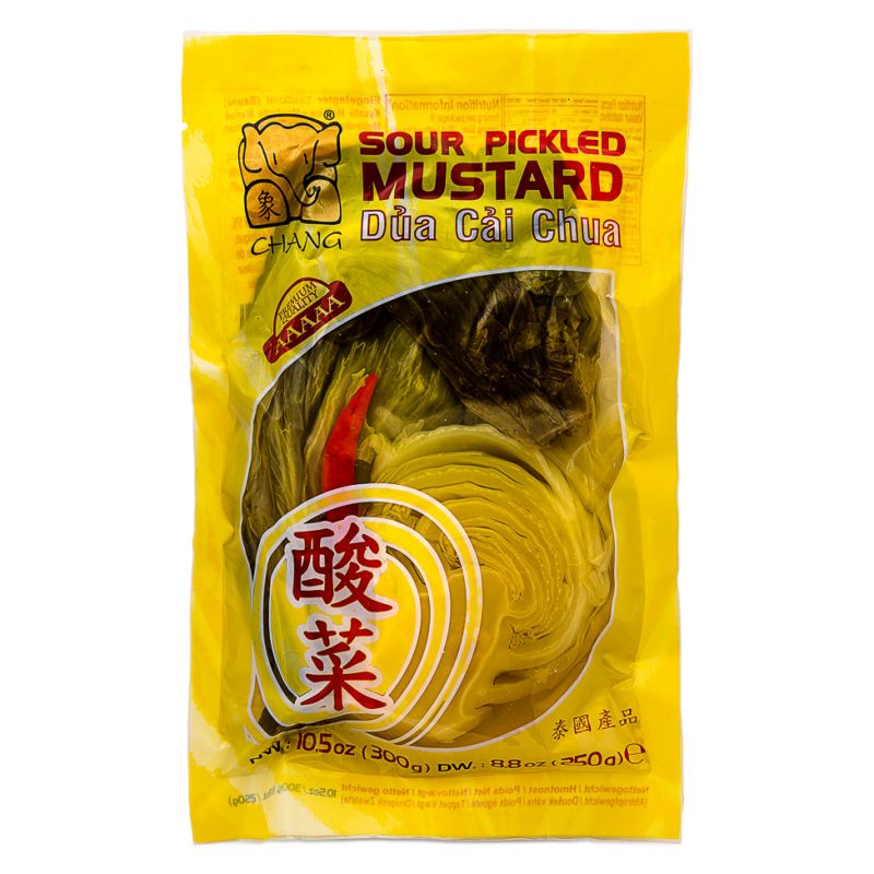 Click Here To Enlarge This Photo Of Chang Sour Pickled Mustard with Chilli 象牌 辣酸菜