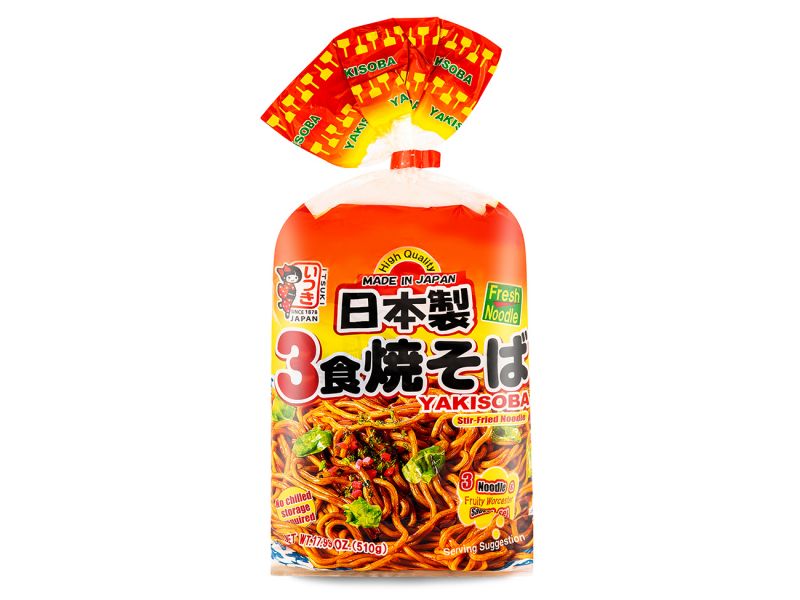 Click Here To Enlarge This Photo Of Itsuki Yakisoba Stir Fried Noodles &lpar;3pcs&rpar;