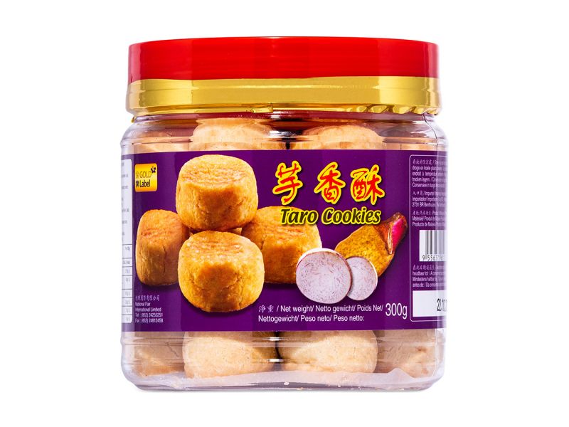 Click Here To Enlarge This Photo Of Gold Label Taro Cookies 金牌 香芋酥