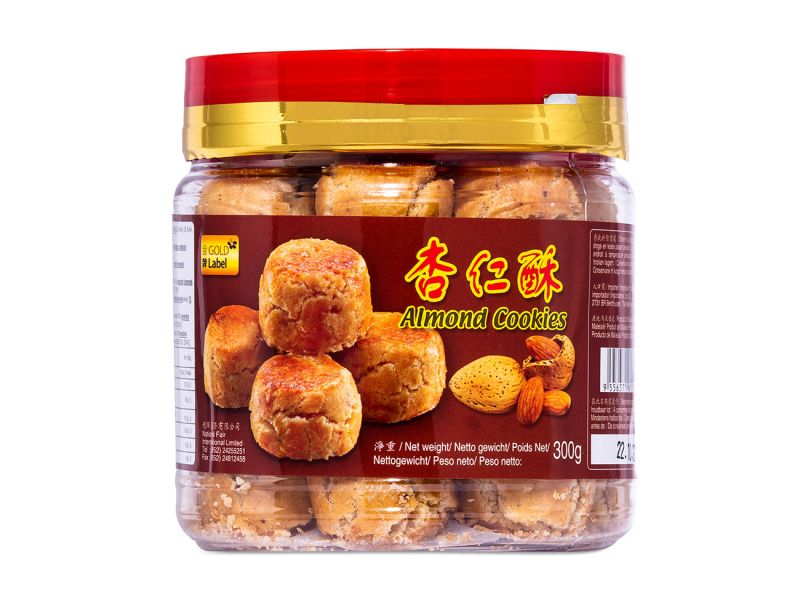 Click Here To Enlarge This Photo Of Gold Label Almond Cookies 金牌 杏仁酥