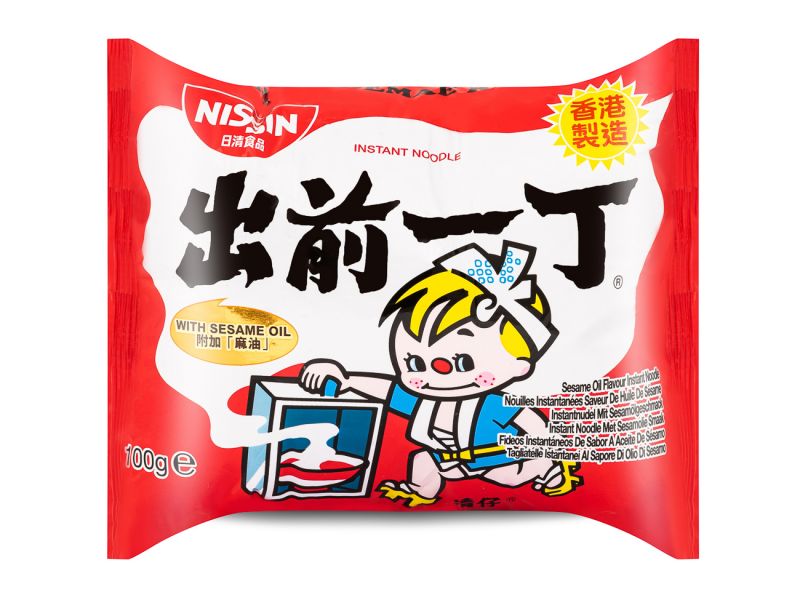 Click Here To Enlarge This Photo Of Nissin Sesame Oil Flavour Noodles 出前一丁 麻油味湯麵