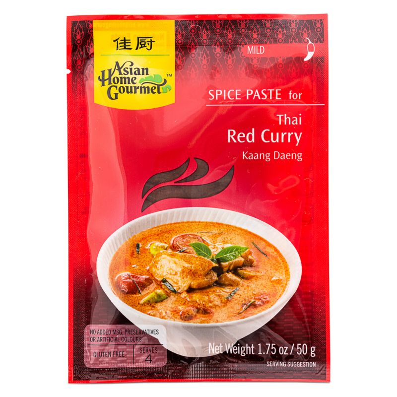 Click Here To Enlarge This Photo Of Asian Home Gourmet Spice Paste for Thai Red Curry Kaang Daeng - Mild