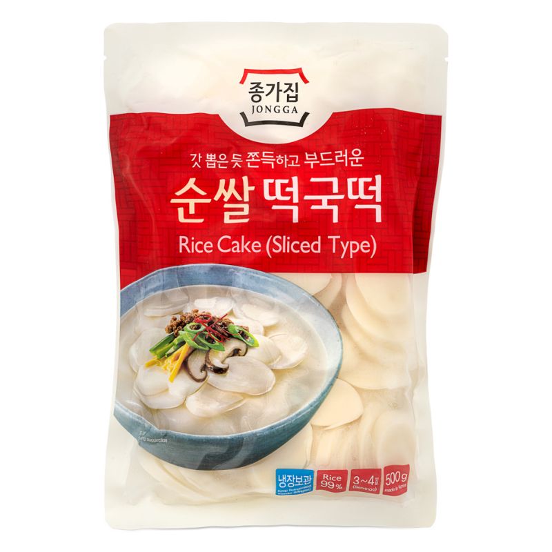 Click Here To Enlarge This Photo Of Jongga Rice Cake &lpar;Sliced Type&rpar; 순쌀 떡국떡