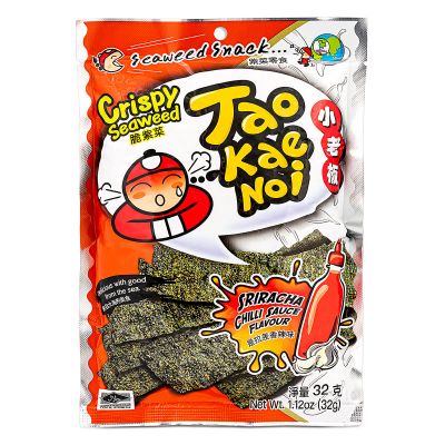 Tao Kae Noi Crispy Seaweed &lpar;Sriracha Chilli Sauce Flavour&rpar; 小老闆 脆紫菜 &lpar;是拉差香辣味&rpar;