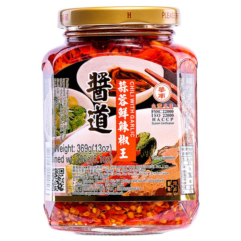 Click Here To Enlarge This Photo Of Hwa Nan Chilli With Garlic 醬道 蒜蓉鮮辣椒王
