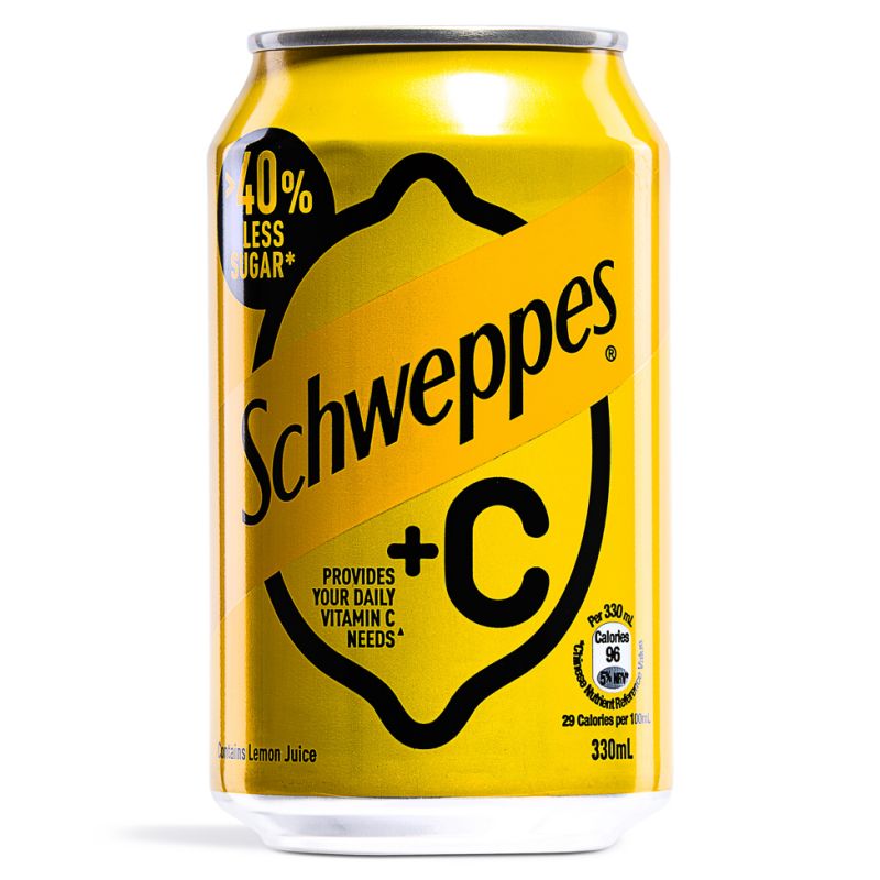 Click Here To Enlarge This Photo Of Schweppes &plus;C Lemon Carbonated Drink 玉泉 檸檬梳打