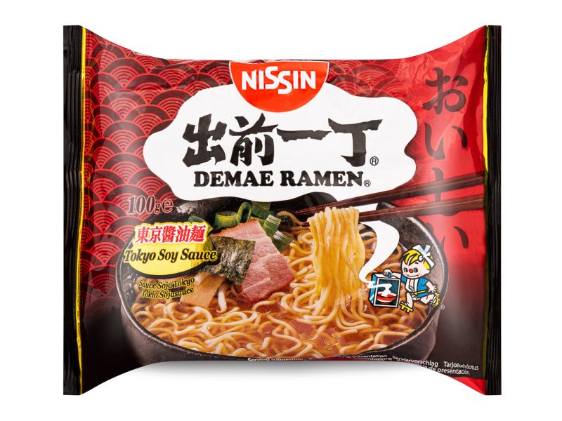 Click Here To Enlarge This Photo Of Nissin Tokyo Soy Sauce Flavour Noodles 出前一丁 東京醬油麵
