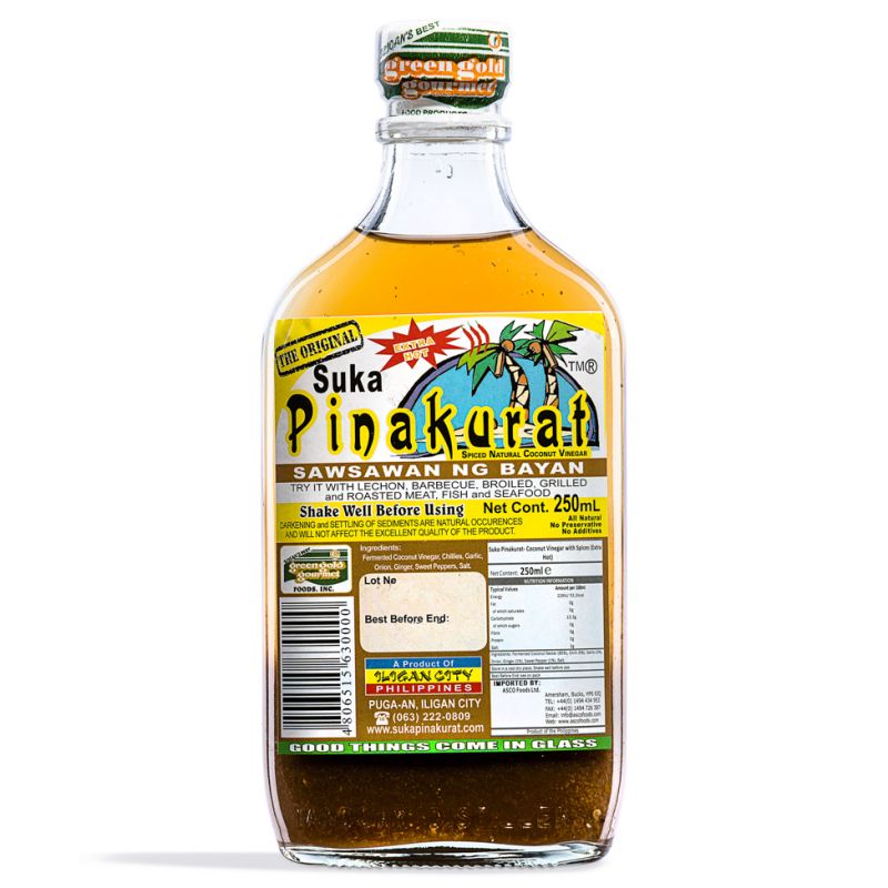 Click Here To Enlarge This Photo Of Green Gold Gourmet Food Products Suka Pinakurat &lpar;Spiced Coconut Vinegar&rpar;