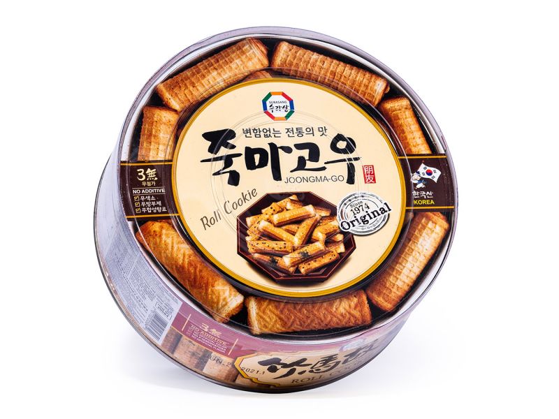 Click Here To Enlarge This Photo Of Surasang Joongma-Go Seaweed Roll Cookie 海苔捲心餅