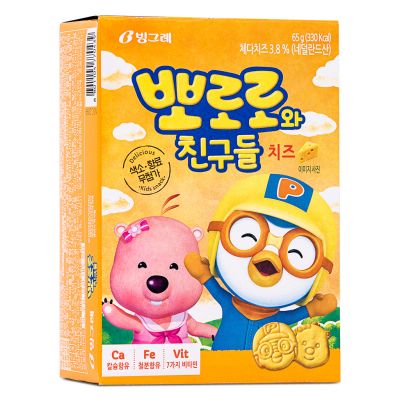 Binggrae Pororo Biscuit &lpar;Cheese&rpar; 빙그레 뽀로로와친구들 &lpar;치즈&rpar;