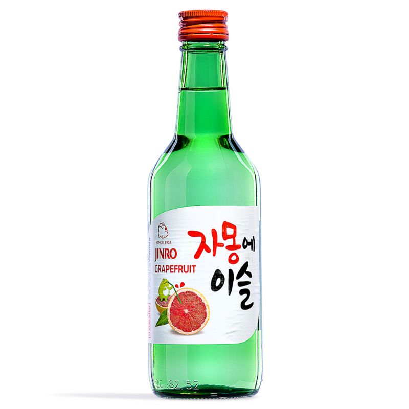 Click Here To Enlarge This Photo Of Jinro Grapefruit Soju 자몽에이슬