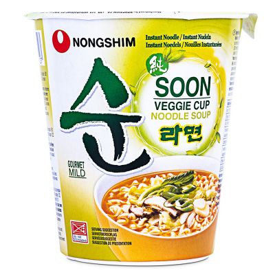 Nong Shim Soon Veggie Cup Ramyun Noodle Soup 농심 순라면