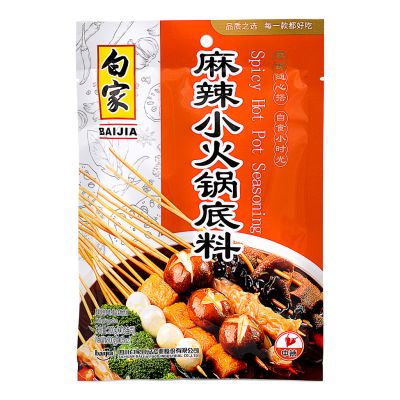 Bai Jia Spicy Hot Pot Seasoning 白家 麻辣小火鍋底料