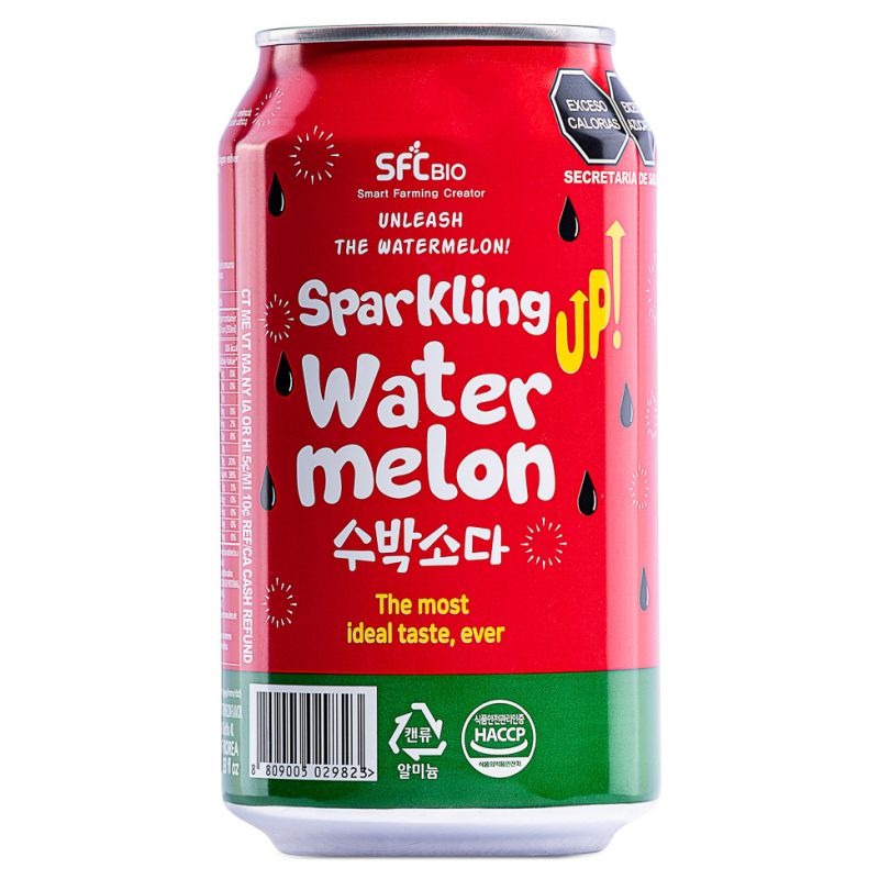 Click Here To Enlarge This Photo Of SFC Bio Sparkling Watermelon Soda 수박소다