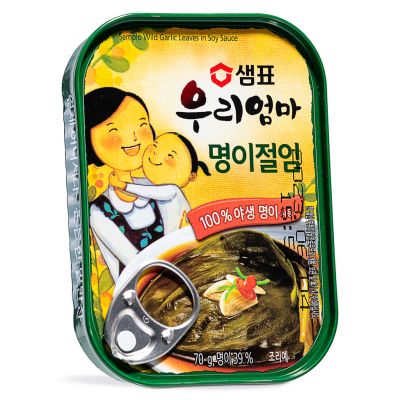 Sempio Wild Garlic Leaves in Soy Sauce 명이절임 100&percnt; 야생 명이 사용