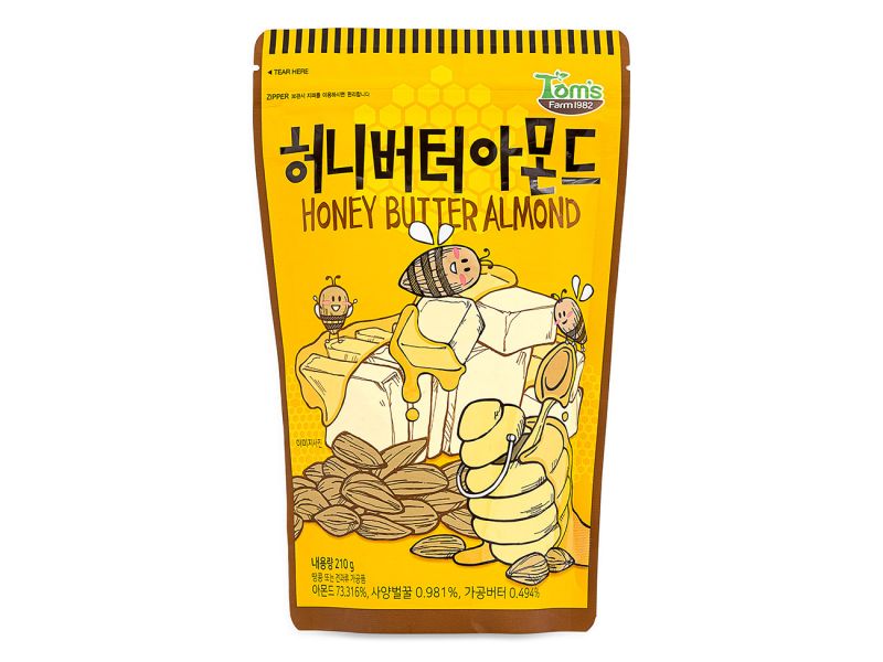 Click Here To Enlarge This Photo Of Tom's Farm Honey Butter Almond