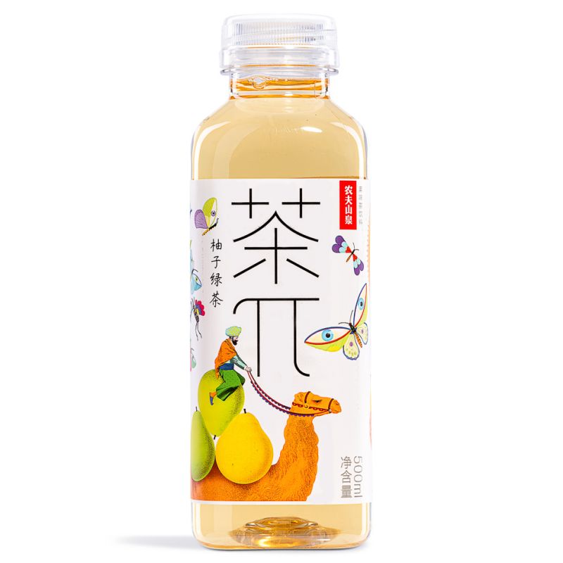 Click Here To Enlarge This Photo Of Nongfu Spring Grapefruit Green Tea Drink 農夫山泉 茶&pi;柚子綠茶