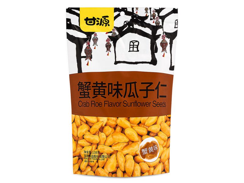Click Here To Enlarge This Photo Of Ganyuan Sunflower Seeds &lpar;Crab Roe Flavour&rpar; 甘源牌 蟹黄味瓜子仁