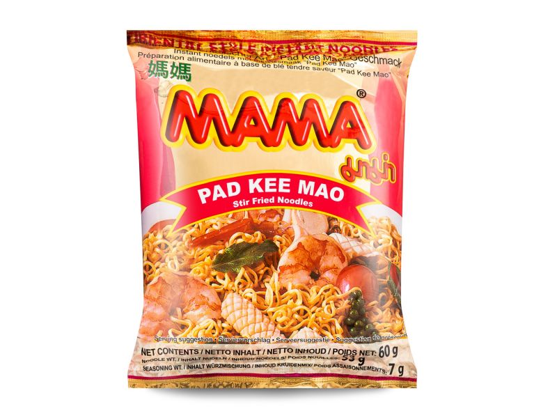 Click Here To Enlarge This Photo Of Mama Pad Kee Mao Stir Fried Noodles