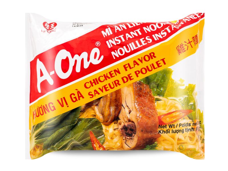 Click Here To Enlarge This Photo Of A-one Chicken Flavour Instant Noodles 味王 雞汁麵