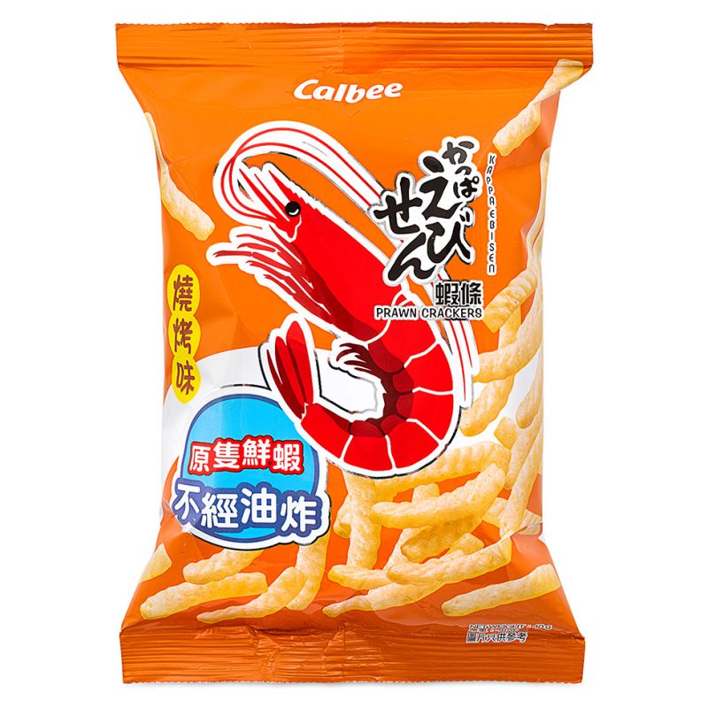 Click Here To Enlarge This Photo Of Calbee Prawn Cracker &lpar;BBQ Flavour&rpar; 卡樂B 燒烤味蝦條