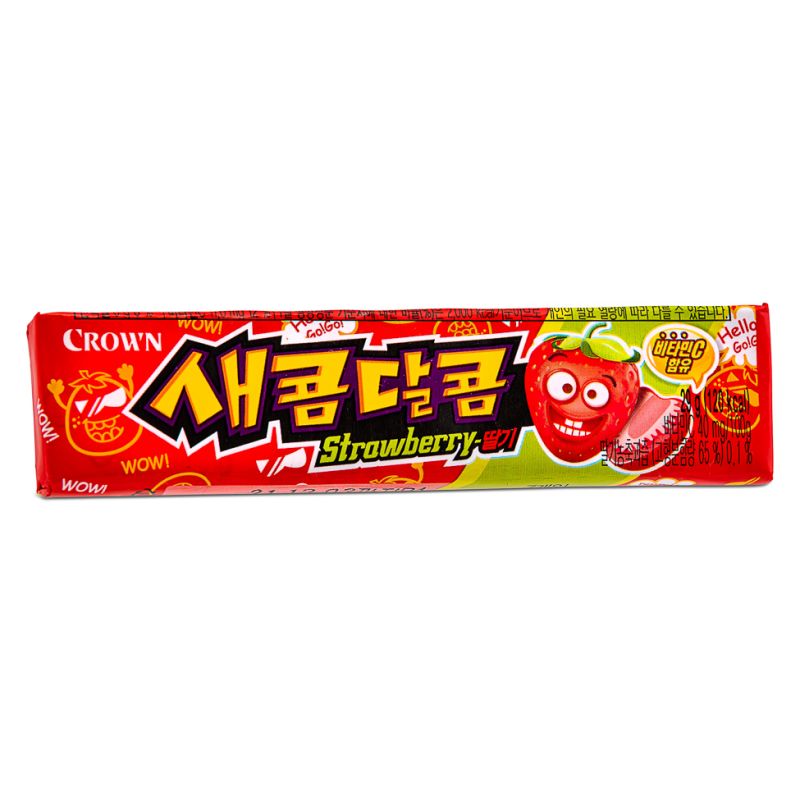 Click Here To Enlarge This Photo Of Crown Secom-Dalcom Caramel &lpar;Strawberry&rpar; 새콤달콤 &lpar;딸기&rpar;