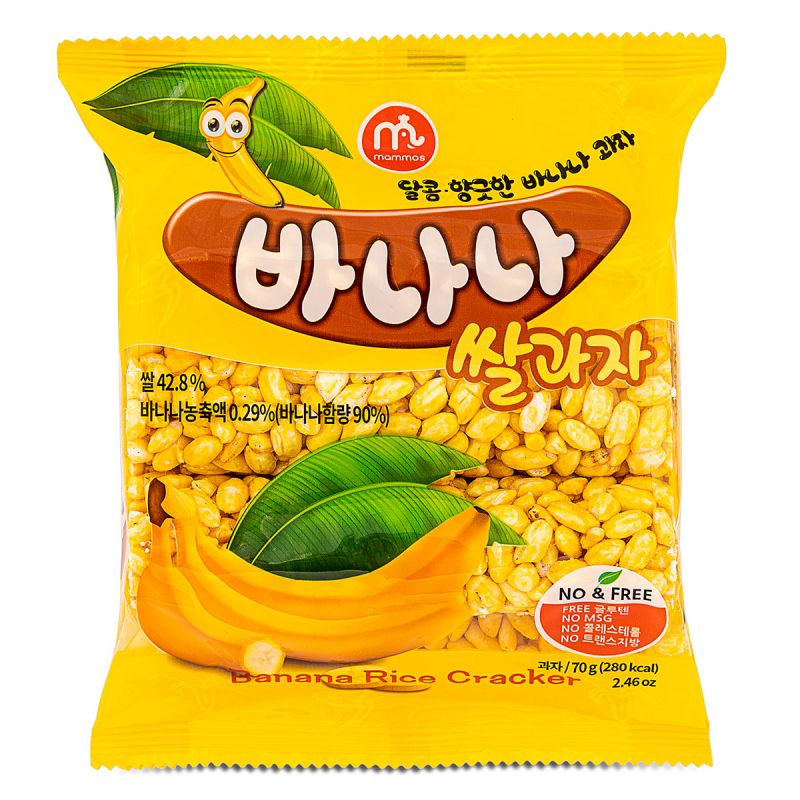 Click Here To Enlarge This Photo Of Mammos Banana Rice Cracker 쌀간자 &lpar;바나나&rpar;