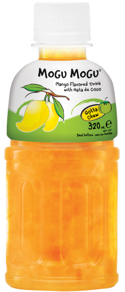 Click Here To Enlarge This Photo Of Mogu Mogu Mango Flavored Drink With Nata De Coco