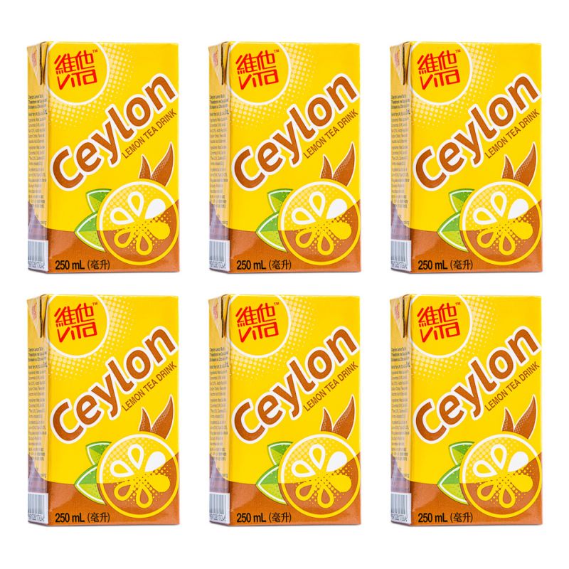Click Here To Enlarge This Photo Of Vita Ceylon Lemon Tea Drink &lpar;6pk&rpar; 維他 錫蘭檸檬茶 &lpar;6包裝&rpar;
